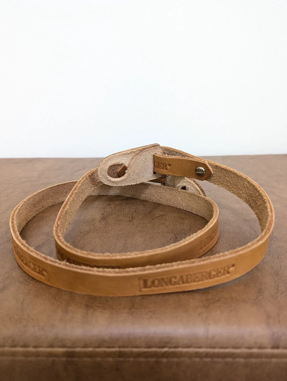Longaberger leather strap